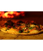 Pizza pec PIZZAJOL 100 s komínom vpredu izolovaná