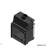 Kratki Amelia 15 kW s dochladzovacou špirálou - krbová vložka s teplovodným výmenníkom