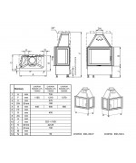 Kobok Chopok R90/450 P 730/510  Krbová vložka
