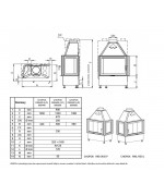 Kobok Chopok R90/450 L 900/510  Krbová vložka