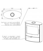 Krbové kachle Romotop - NAVIA 03 plech