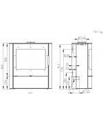 Krbové kachle Romotop - NAVIA 03 plech