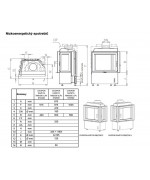 Kobok Chopok Kazeta R90/330 L 670/510 Krbová vložka