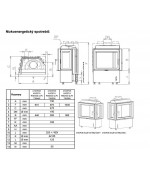 Kobok  Chopok Kazeta R90/330 L 730/450 Krbová vložka 