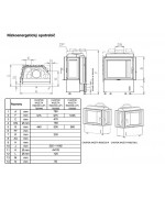 Kobok  Chopok Kazeta R90/330 L 780/510 Krbová vložka 
