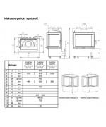 Kobok Chopok Kazeta R90/450 L 600/450 Krbová vložka 