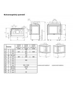 Kobok Chopok Kazeta R90/450 P 730/450 Krbová vložka 