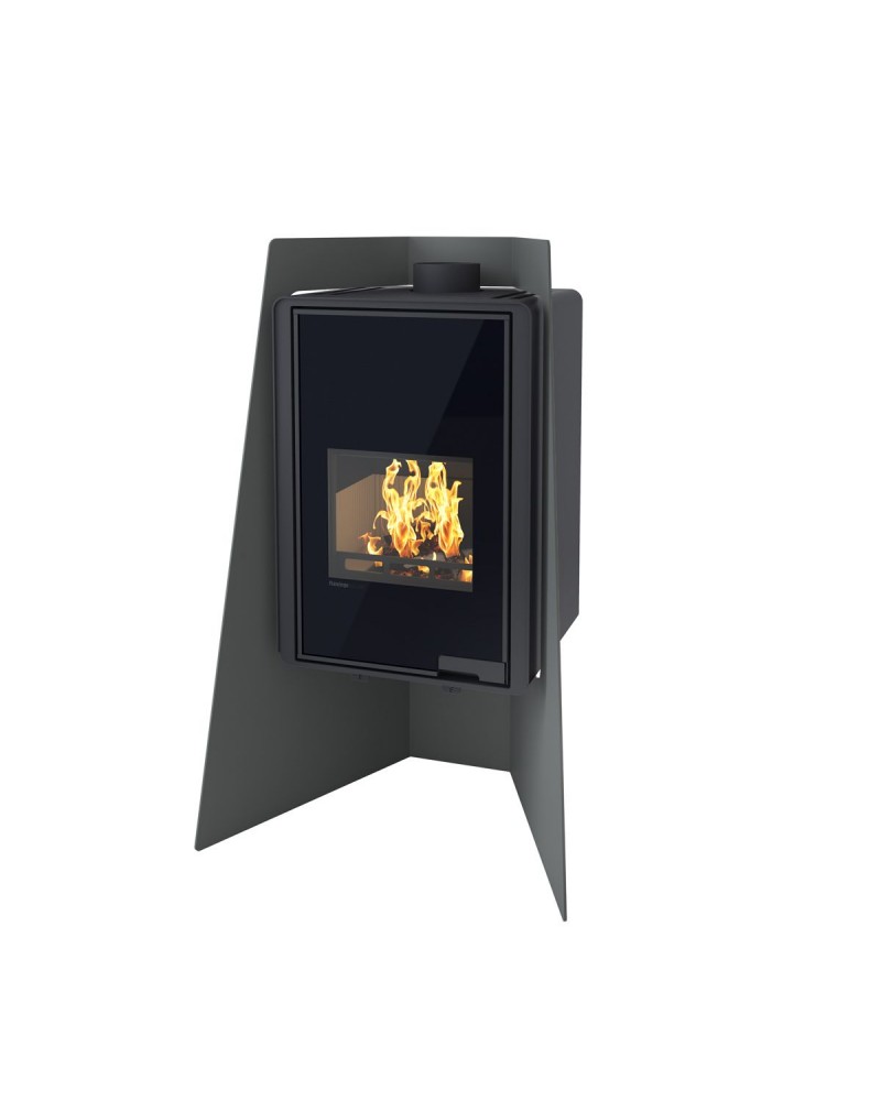 Island čierne Krbové kachle HS Flamingo 