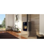 Island čierne Krbové kachle HS Flamingo 