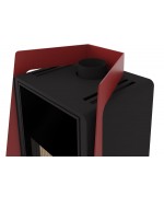 Island červená Krbové kachle HS Flamingo 