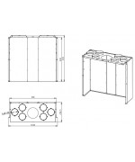 KONVEKČNÉ OPLÁŠTENIE pre krbovú vložku HEAT 2g L 88.50.01 - ROMOTOP 