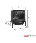 Jotul F 400 ECO - liatinové krbové kachle