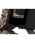 HS FLAMINGO DELUXE ® KAMPA levá, hnědá - sametová