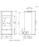 Teplovodné krbové kachle Romotop - Espera 02 mastenec