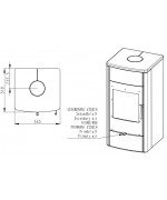 Teplovodné krbové kachle Romotop - Espera 02 mastenec