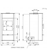 Teplovodné krbové kachle Romotop - Espera 03 plech