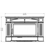 Hampton HI505 - kanadská krbová vložka
