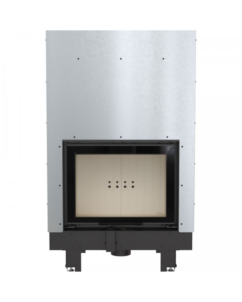 Teplovodná krbová vložka MBM 10 s výsuvným otváraním dvierok a dochladzovacou špirálou