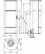 Krbové kachle Storch - ASKJA EX keramika hladká