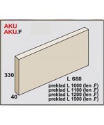 Platne AKU.F 1100x330x40 mm