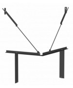 HEAT R 2g L 79.51.54.01 - rohová krbová vložka s výsuvnými dvierkami a s ohýbaným sklom