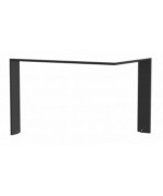 HEAT R 2g L 79.51.54.01 - rohová krbová vložka s výsuvnými dvierkami a s ohýbaným sklom