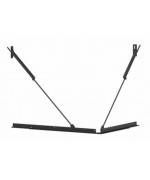 HEAT R 2g L 79.51.54.01 - rohová krbová vložka s výsuvnými dvierkami a s ohýbaným sklom