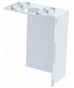 HEAT R 2g L 79.51.54.01 - rohová krbová vložka s výsuvnými dvierkami a s ohýbaným sklom