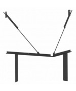 HEAT R 2g L 79.51.54.01 - rohová krbová vložka s výsuvnými dvierkami a s ohýbaným sklom