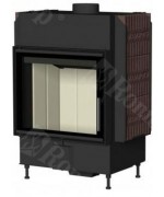 Romotop HEAT R 2g S 65.51.40.01 -  rohová krbová vložka s ohýbaným sklom