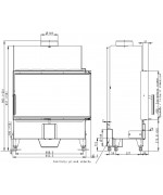 Romotop HEAT R 2g S 70.44.33.13 -  rohová s ohýbaným sklom