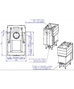 HEAT U 3g L 50.52.70.21 - teplovzdušná trojstranná krbová vložka s výsuvnými dvierkami a s deleným sklom