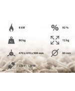 Peletové krbové kachle Brikona Regina