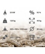 Peletové krbové kachle Brikona Royal