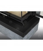 ROMOTOP CARA C 02 mastenec - designový akumulačný krb s výsuvnými dvierkami