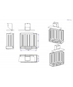 SPAĽOVACIA KOMORA IR2LG TOP02 žltá – natur