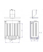 SPAĽOVACIA KOMORA I2F TOP01 čierna