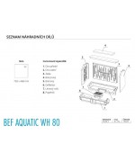 Bef Aquatic WH 80 - BeF home Teplovodná kozubová vložka 