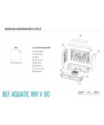 Bef Aquatic WH V 80 - BeF home  Teplovodná kozubová vložka