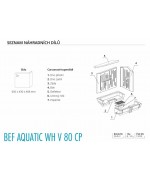 Bef Aquatic WH V 80 CP/CL - BeF home Teplovodná kozubová vložka 