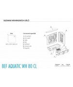 BeF Aquatic WH 80 CL - Bef home Teplovodná kozubová vložka