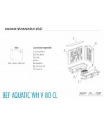 Bef Aquatic WH V 80 CL - BeF home Teplovodná kozubová vložka 