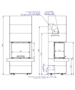 ROMOTOP CARA CS 03 plech - designový akumulačný krb s výsuvnými dvierkami