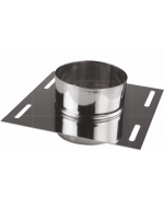 Päta nadstavca ø120 mm nerez