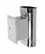 Dvierkový diel ovál 120/220 mm s dvierkami 140x210