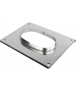 Komínová doska malá ovál 120/220 mm