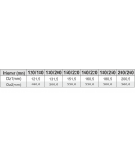 Koleno ø120 mm nerez - 45°