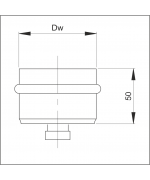Kondenzačná ímka ø80 mm oceľ