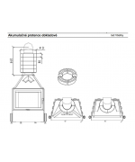 Akumulačný prstenec obkladový APOS-210 - šamot - 1 rad