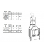 Akumulačný prstenec obkladový APOS-210 - šamot - 1 rad